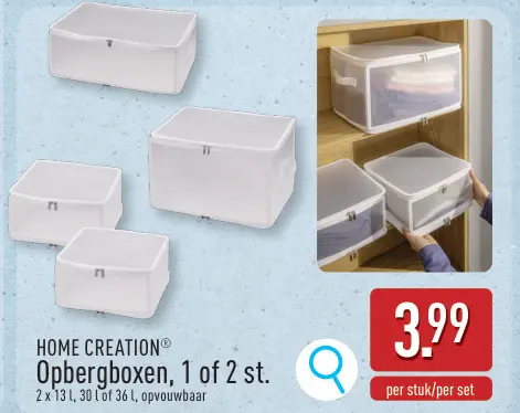 Promotie: Opbergboxen