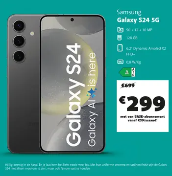 Aanbieding: Samsung Galaxy S24 5G