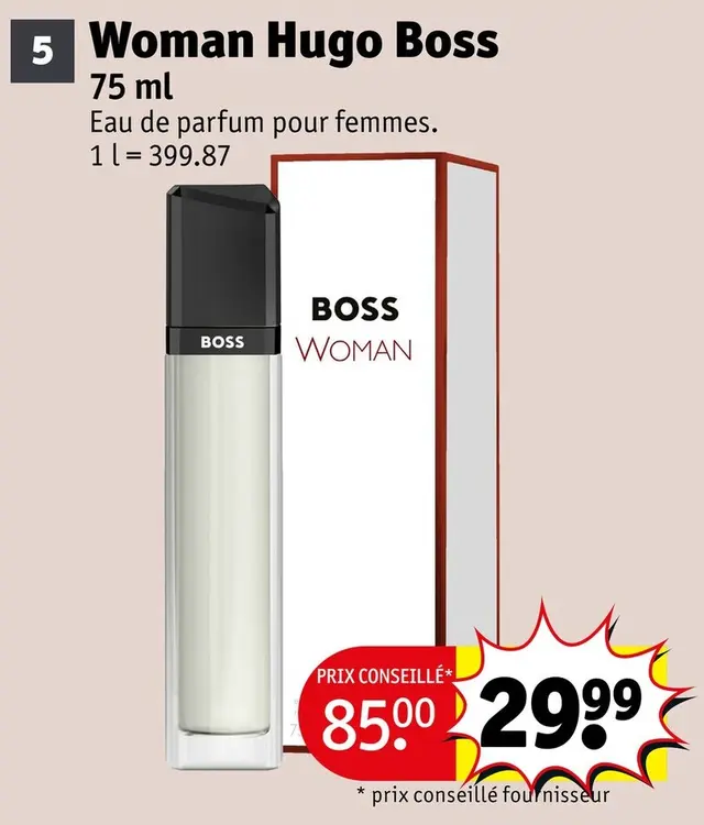 Offre: Woman Hugo Boss