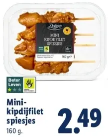 Aanbieding: Mini-kipdijfilet spiesjes