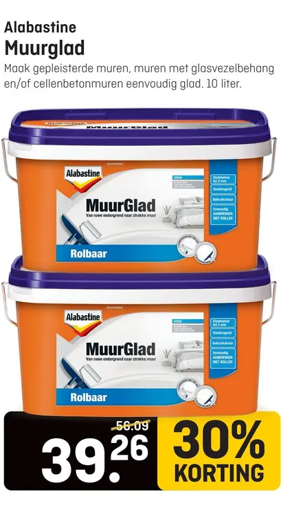 Aanbieding: Muurglad
