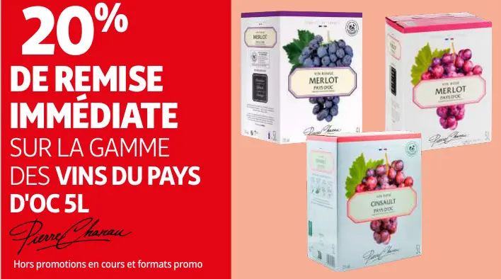 Promotie: Vins du Pays d'Oc 5L