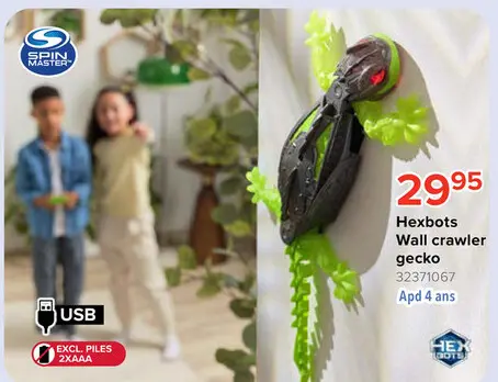 Offre: Hexbots Wall crawler gecko