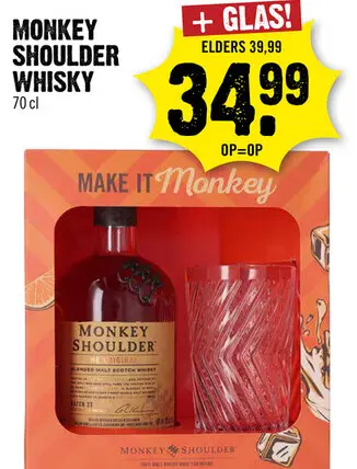 Aanbieding: Monkey shoulder whisky
