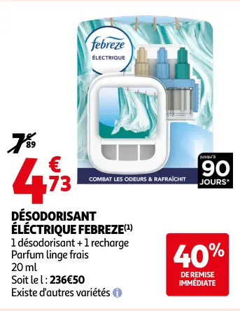 Offre: Désodorisant éléctrique