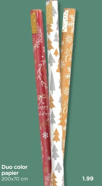 Aanbieding: Duo color papier