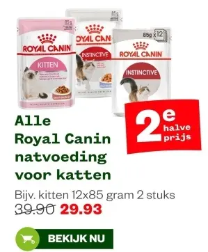 Aanbieding: Royal Canin natvoeding voor katten