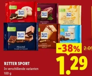 Aanbieding: Ritter sport
