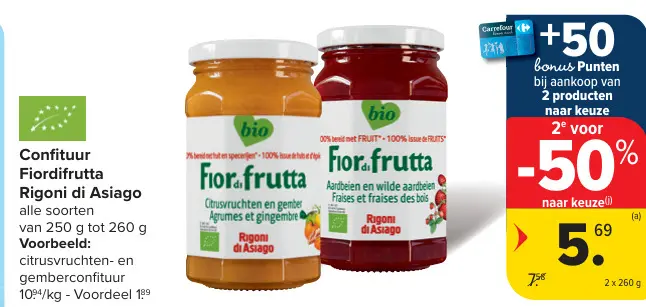 Promotie: Confituur Fiordifrutta