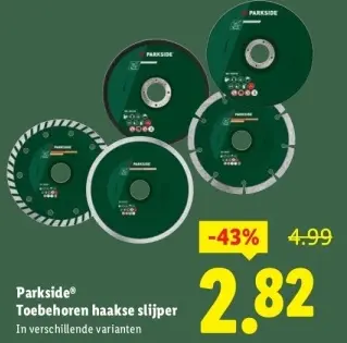 Aanbieding: Toebehoren haakse slijper