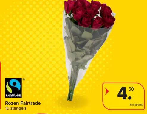 Promotie: Rozen Fairtrade