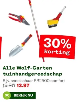 Aanbieding: Alle Wolf-Garten tuinhandgereedschap