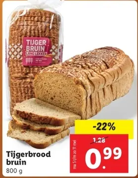 Aanbieding: Tijgerbrood bruin