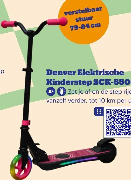 Promotie: Denver Elektrische Kinderstep SCK-5500