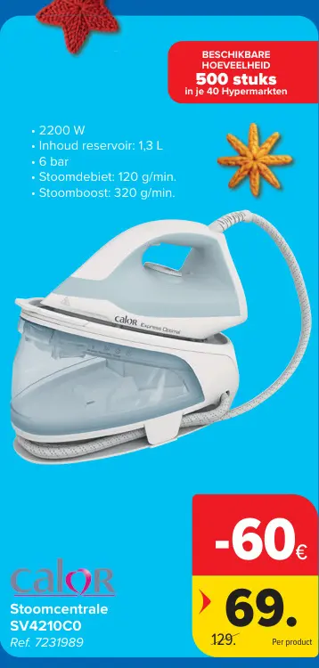 Promotie: Stoomcentrale SV4210CO