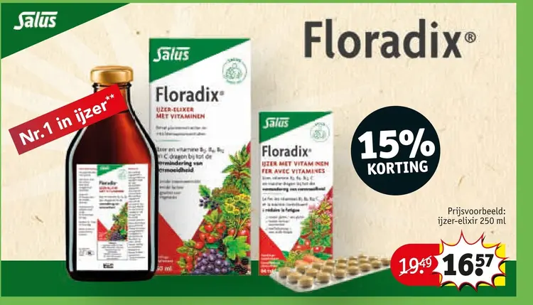 Aanbieding: Floradix IJzer-elixir