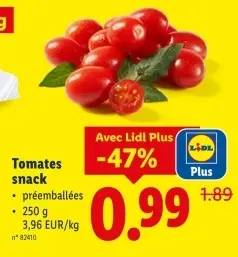 Offre: Tomates snack