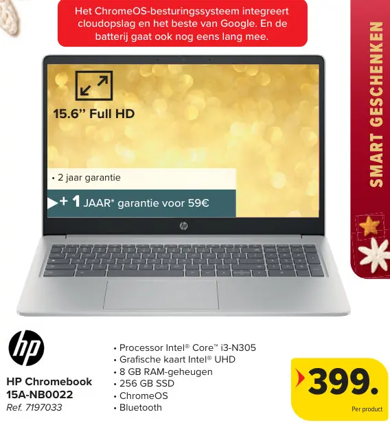 Promotie: HP Chromebook 15A-NB0022