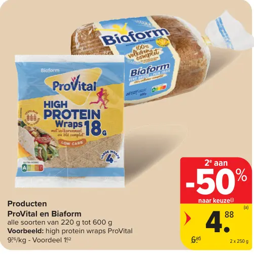 Promotie: Producten ProVital en Biaform