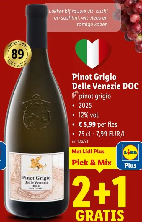 Promotie: Pinot Grigio Delle Venezie DOC