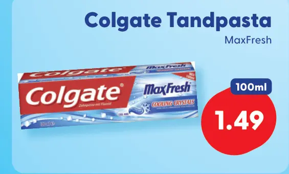 Aanbieding: Tandpasta MaxFresh