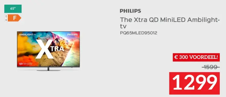 Promotie: The Xtra QD MiniLED Ambilight-tv