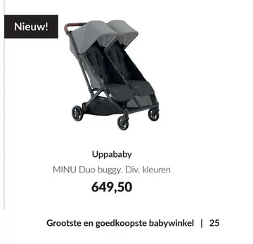 Aanbieding: MINU Duo buggy