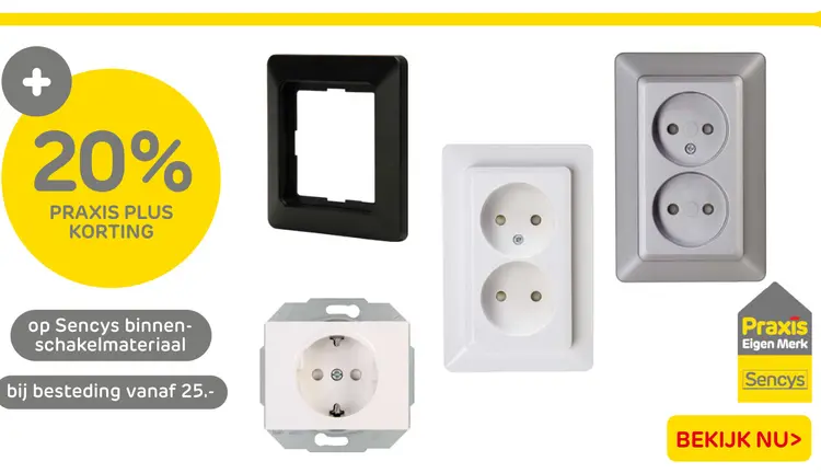 Aanbieding: Sencys binnenschakelmateriaal