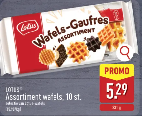 Promotie: Lotus Assortiment wafels