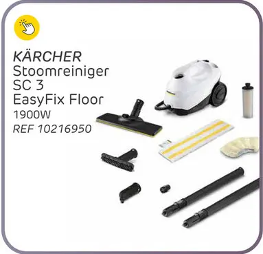 Aanbieding: Kärcher stoomreiniger sc3 easyfix 1900w