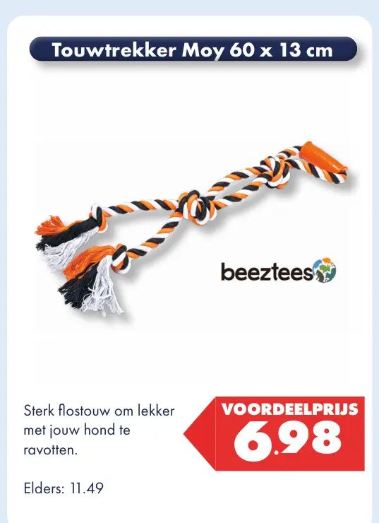 Aanbieding: Touwtrekker Moy