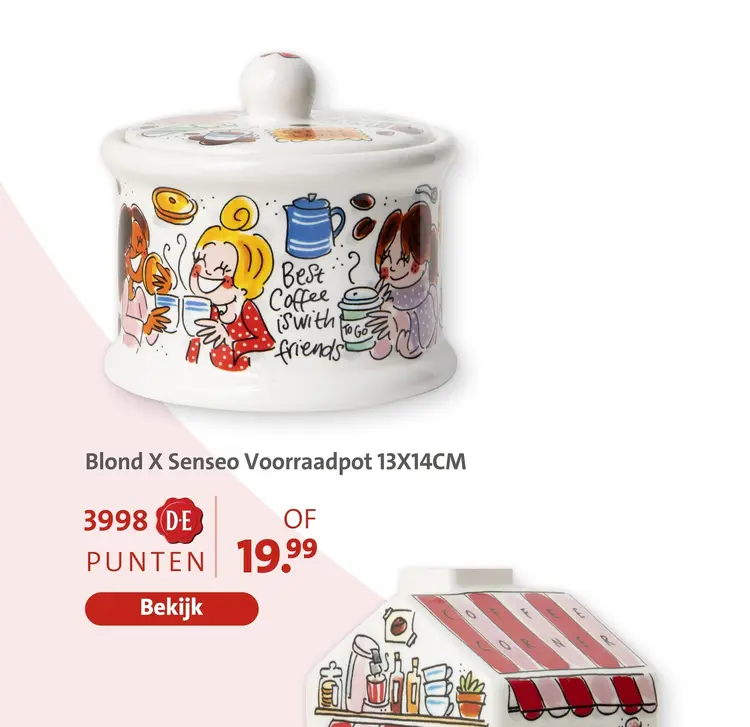 Aanbieding: Blond X Senseo Voorraadpot