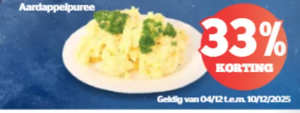 Promotie: Aardappelpuree