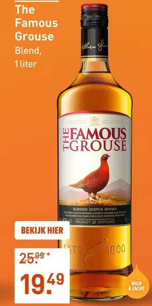 Aanbieding: The Famous Grouse 100CL
