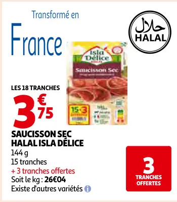 Offre: Saucisson sec