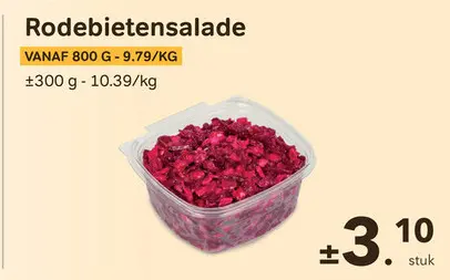 Promotie: Rodebietensalade
