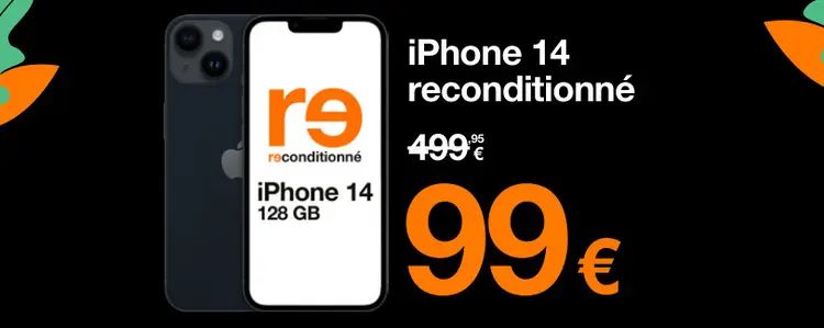 Offre: iPhone 14 reconditionné