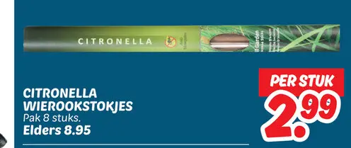 Citronella wierookstokjes