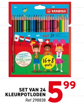 Promotie: Kleurpotloden