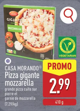 Offre: Pizza gigante mozzarella