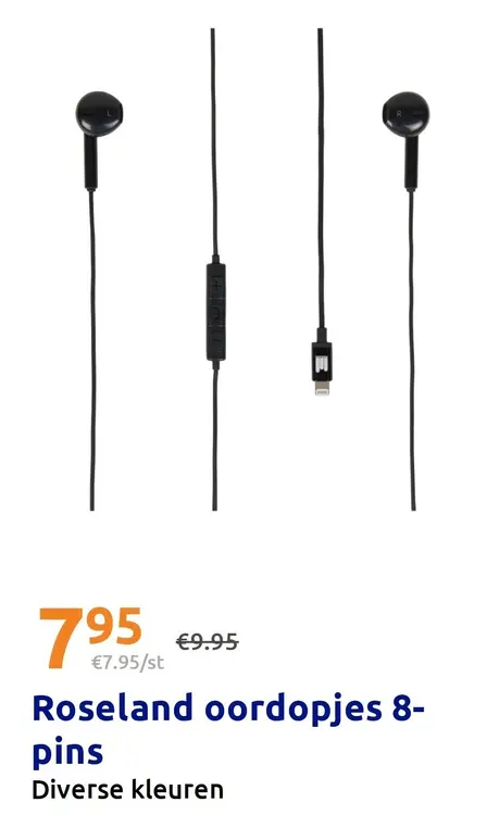 Promotie: Roseland Oordopjes 8-pins