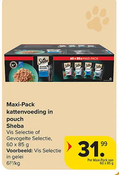 Promotie: Maxi-Pack kattenvoeding in pouch