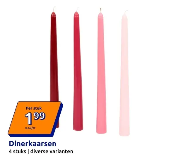 Aanbieding: Dinerkaarsen