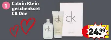 Aanbieding: Calvin Klein geschenkset CK One
