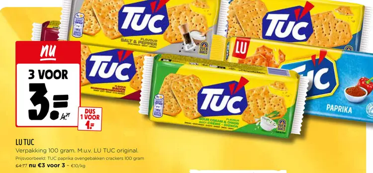 Promotie: TUC crackers