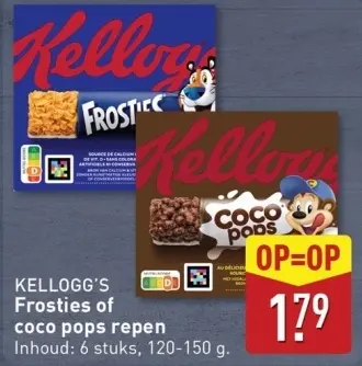 Aanbieding: Frosties of coco pops repen