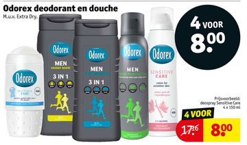 Aanbieding: Odorex deodorant en douche