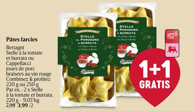 Offre: Pâtes farcies