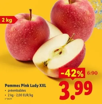 Offre: Pommes Pink Lady XXL