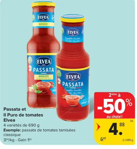 Offre: Passata et Il Puro de tomates